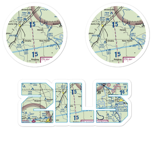 Sutton Airport (2IL5) VFR Sectional Sticker Pack