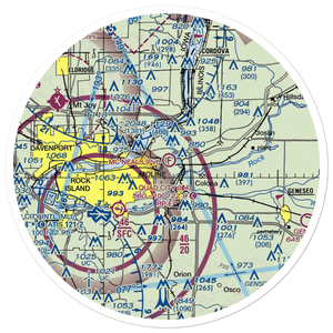 Mc Neal's Field (2IL3) VFR Sectional Sticker (30 mile)