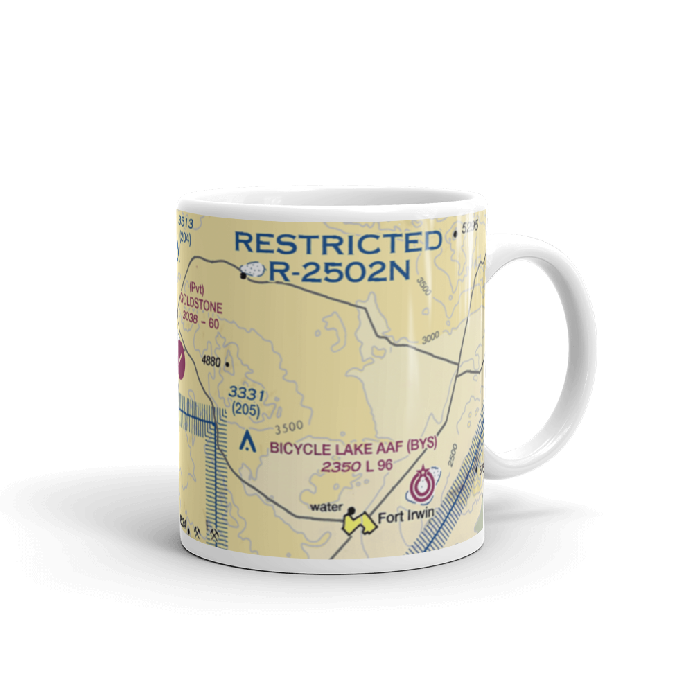 Goldstone /Gts/ Airport (00CA) VFR Sectional  Mug 