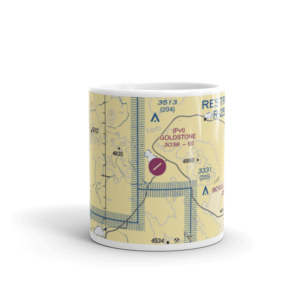 Goldstone /Gts/ Airport (00CA) VFR Sectional  Mug 