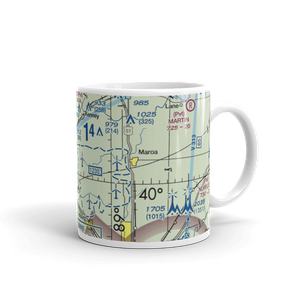 Hayenga's Cant Find Farms Airport (00IS) VFR Sectional  Mug