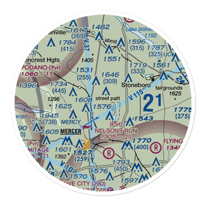 Ferrell Field (00PN) VFR Sectional Sticker (20 mile)