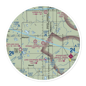 Homan Field (00SD) VFR Sectional Sticker (30 mile)