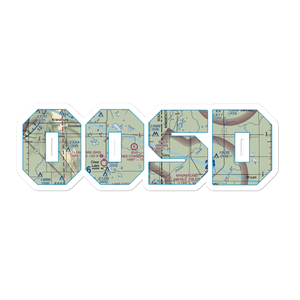 Homan Field (00SD) VFR Sectional Sticker