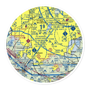 Alpine Range Airport (00TS) VFR Sectional Sticker (30 mile)