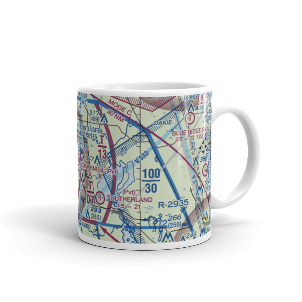 Cedar Knoll Flying Ranch Airport (01FL) VFR Sectional  Mug 