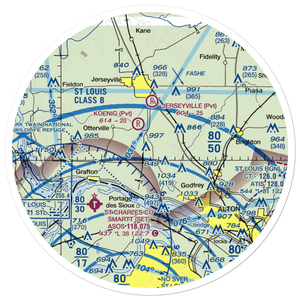William E. Koenig Airport (01IS) VFR Sectional Sticker (30 mile)