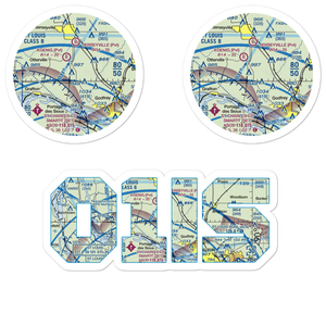 William E. Koenig Airport (01IS) VFR Sectional Sticker Pack