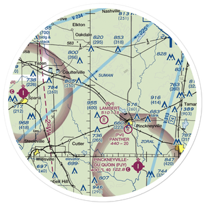 Schumaier Restricted Landing Area (01LL) VFR Sectional Sticker (30 mile)