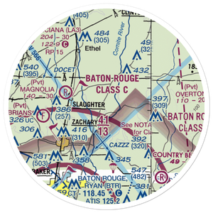 Country Breeze Airport (01LS) VFR Sectional Sticker (20 mile)