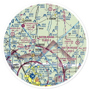 Country Breeze Airport (01LS) VFR Sectional Sticker (30 mile)