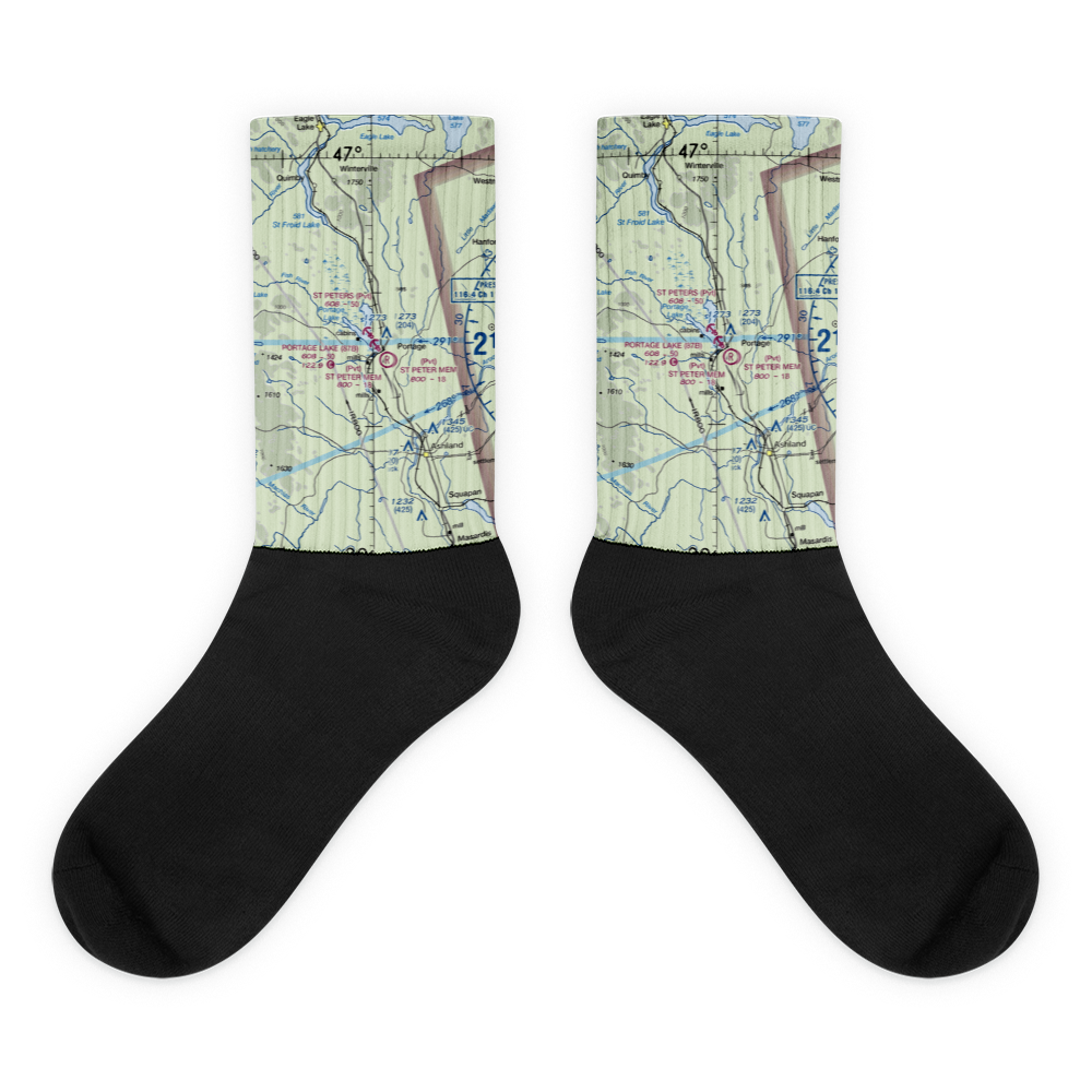 Saint Peter's Seaplane Base (01ME) VFR Sectional Socks 