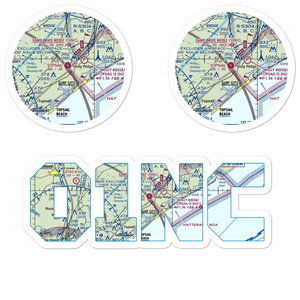 Topsail Airpark (01NC) VFR Sectional Sticker Pack
