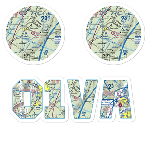 Pickles Airport (01VA) VFR Sectional Sticker Pack