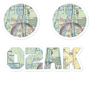 Rustic Wilderness Airport (02AK) VFR Sectional Sticker Pack