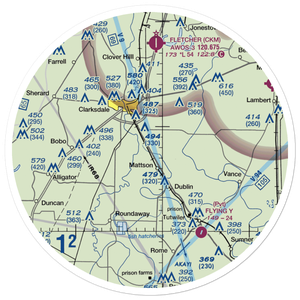 Shannon Field (02CD) VFR Sectional Sticker (30 mile)
