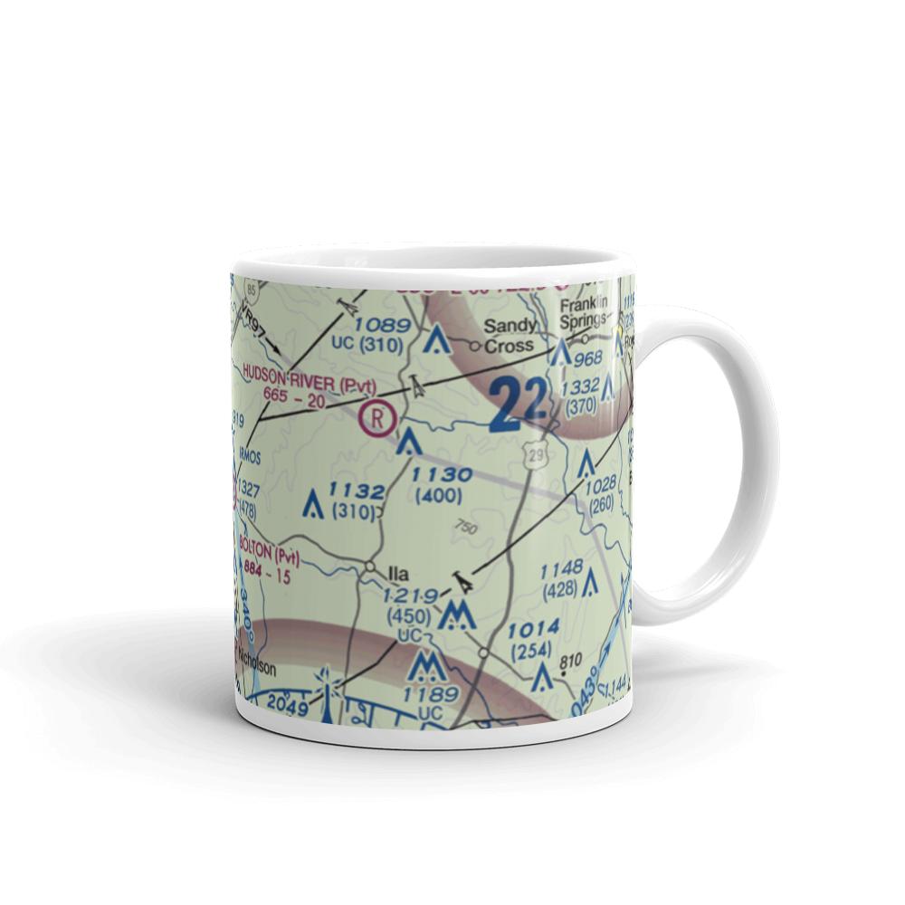 Doug Bolton Field (02GA) VFR Sectional  Mug 