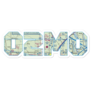 Troy Airpark (02MO) VFR Sectional Sticker