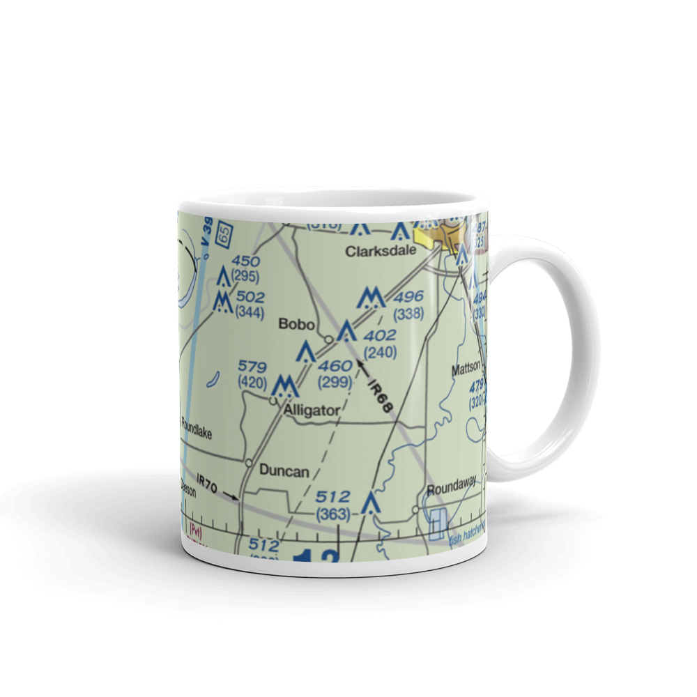 Watts Field (02MS) VFR Sectional  Mug 