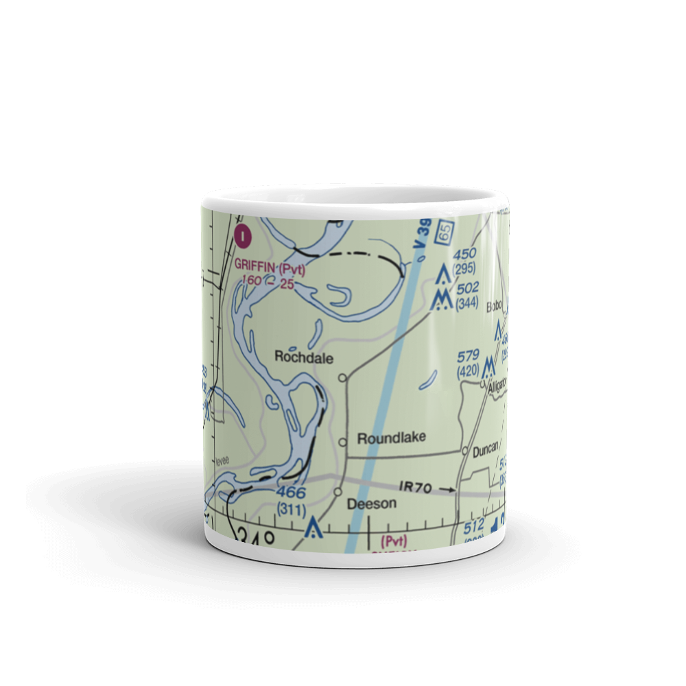 Watts Field (02MS) VFR Sectional  Mug 
