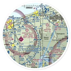 Murtha Airport (02OI) VFR Sectional Sticker (30 mile)