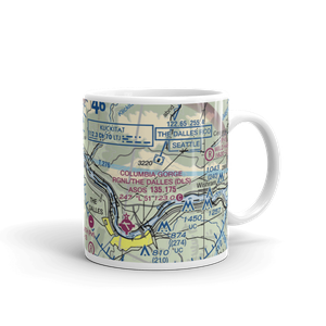Rowena Dell Airport (02OR) VFR Sectional  Mug