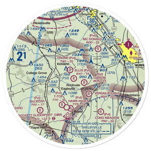Ellis Field (02TN) VFR Sectional Sticker (30 mile)
