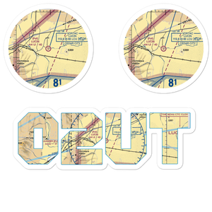 Lucin Airport (02UT) VFR Sectional Sticker Pack