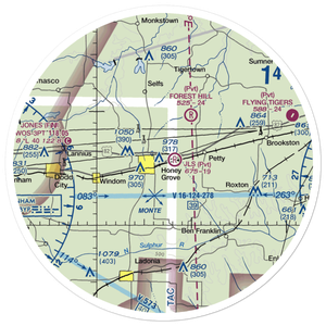 JLS Farms Airport (02XA) VFR Sectional Sticker (30 mile)