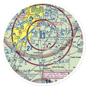 Seidel Ranch Airport (02XS) VFR Sectional Sticker (30 mile)