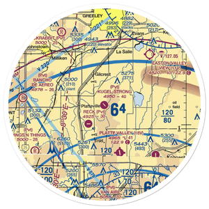 Kugel-Strong Airport (03CO) VFR Sectional Sticker (30 mile)