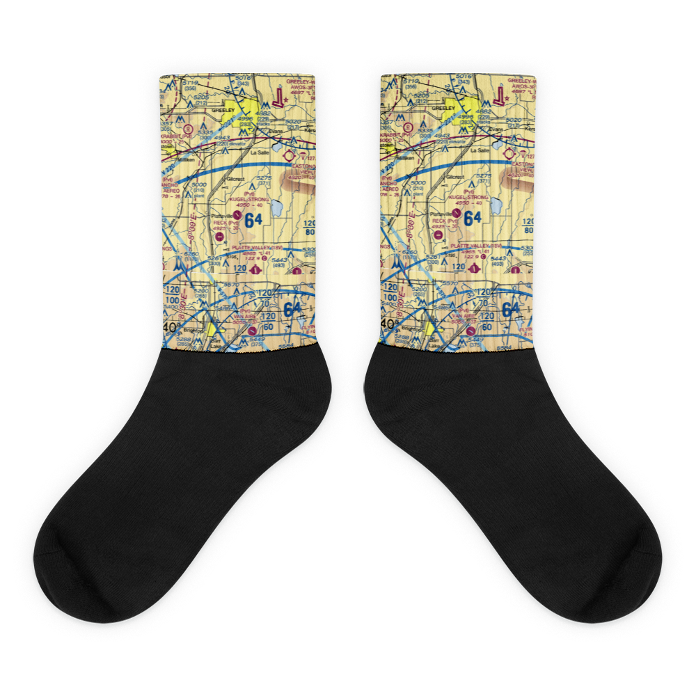 Kugel-Strong Airport (03CO) VFR Sectional Socks 