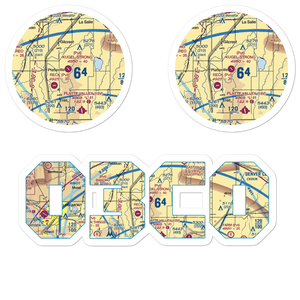Kugel-Strong Airport (03CO) VFR Sectional Sticker Pack