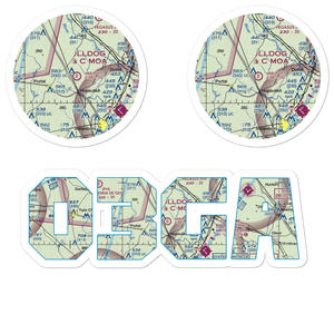 HIA Airport (03GA) VFR Sectional Sticker Pack