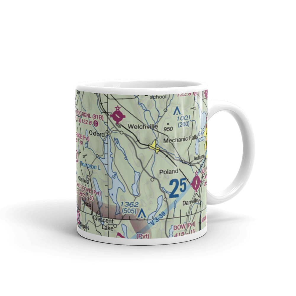 Maple Ridge Airport (03ME) VFR Sectional  Mug 