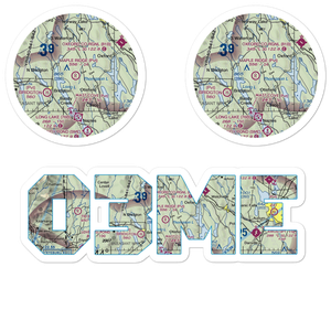 Maple Ridge Airport (03ME) VFR Sectional Sticker Pack