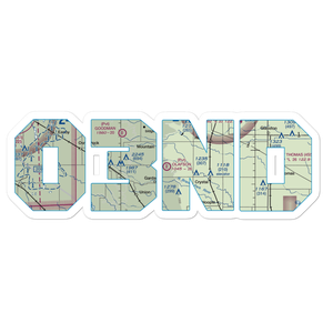 Olafson Brothers Airport (03ND) VFR Sectional Sticker