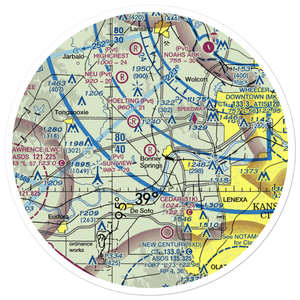 Sun View Field Airport (03PR) VFR Sectional Sticker (30 mile)