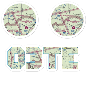 Barronena Ranch Airport (03TE) VFR Sectional Sticker Pack