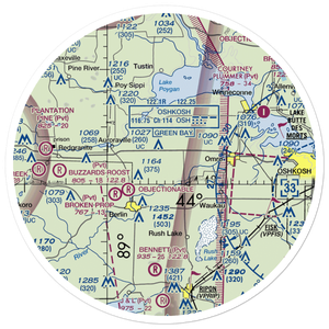 Zink Airport (03WI) VFR Sectional Sticker (30 mile)