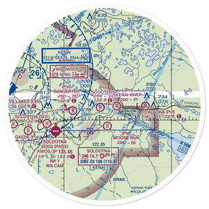 Phil's Airport (04AA) VFR Sectional Sticker (30 mile)