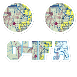 Richards Field (04FA) VFR Sectional Sticker Pack