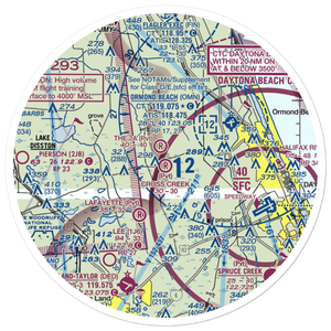 Cross Creek Farms Airport (04FL) VFR Sectional Sticker (30 mile)