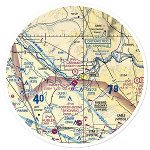 Lanham Field (04ID) VFR Sectional Sticker (30 mile)