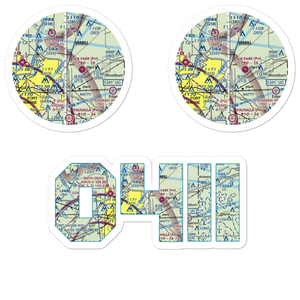 Turkey Run Airport (04II) VFR Sectional Sticker Pack