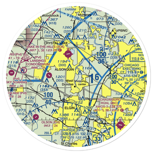 Brunner Airport (04LL) VFR Sectional Sticker (30 mile)