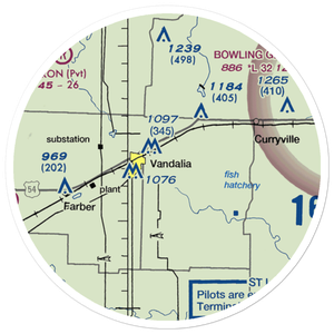 Airpark Private Airport (04MO) VFR Sectional Sticker (20 mile)