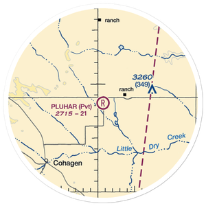 Pluhar Airport (04MT) VFR Sectional Sticker (20 mile)