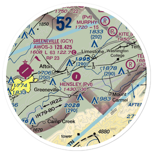 Hensley Airpark (04TN) VFR Sectional Sticker (20 mile)
