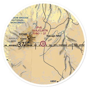 Navajo Mountain Airport (04UT) VFR Sectional Sticker (20 mile)